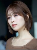 前髪あり耳掛けボブ20代30代40代【AIN.表参道】川原大地