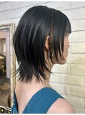 ソフトウルフ　ワイドバング ブルーアッシュ