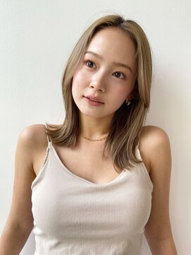 ゲーム 原宿店(GAME) ダブルカラーミルクティーベージュカラーケアブリーチ韓国