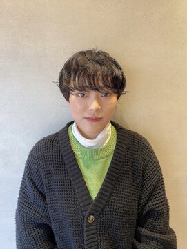 ニコ(NICO) 刈り上げマッシュショート×パーマ
