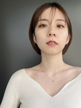 モリオ(morio) 【morio浦和】黒髪前下がりショートボブ♪