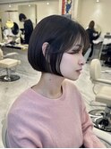 似合わせカット/イメチェン/ハッシュカット/レッドブラウン