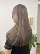 ニコ トウキョウ 渋谷(nico TOKYO)&nbsp;グレーベージュ/髪質改善/ダブルカラー/ケアブリーチ/10代20代