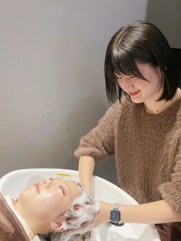 ジアン バイ ミルボン 西宮ガーデンズプラス(GIEN by milbon)の写真/《ヘッドスパに特化したスパニスト在籍》寝るほど気持ち良い極上ヘッドスパでリフレッシュやご褒美に♪
