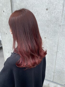 フリーラ 表参道(freera) チェリーレッド/艶カラー/ブリーチなしカラー