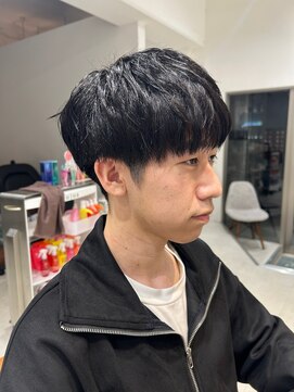 ネイロ 北千住(NeiRo) メンズマッシュツーブロ刈り上げ波巻きツイストスパイラルパーマ