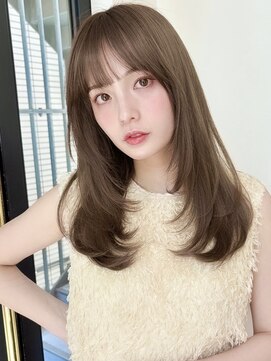 ローネス ギンザ(LONESS ginza) レイヤーカット×色素薄めカラーで大人可愛い柔らかい質感ヘア