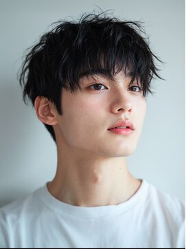 エル 横浜 ウエスト(eL 横浜 west) 韓国マッシュ スペインカール スパイキーショートブルーブラック