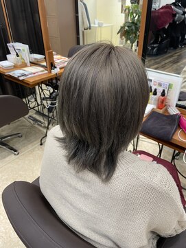 ブレス ザモール郡山店 アッシュグレーカラー