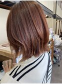 髪質改善ストレート×レイヤーボブ