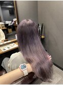 #ケアブリーチ#パープルカラー#ピンクパープル