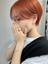 コモダ 神戸三宮(comoda)&nbsp;オレンジカラー / ハンサムショート / ブリーチ