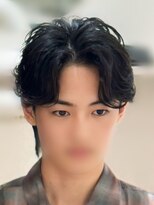 バース 梅田中崎町店(BIRTH)&nbsp;ニュアンスパーマセンターパートフェザーパーマワンカールパーマ