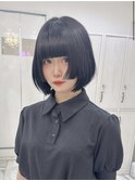 ナチュラルボブ×姫カット×重め前髪　＊Lilmeひめの＊