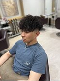 スペインカール　メンズパーマ　メンズカット