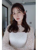 ネルケ 立川(nelke)&nbsp;韓国風レイヤーカット ミディアムレイヤー ストレートヘア