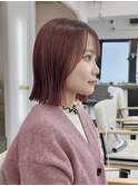 ナチュラル美髪小顔似合わせ外ハネボブ