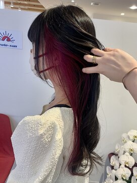 ルルバイアズール 草加店(LULU by azule) イヤリングカラー,ピンクカラー,プラムピンク【草加】