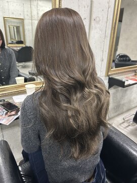 ルノン(LUNON) 暗めカラーグランマッシュデザインカラーフェイスフレーミング