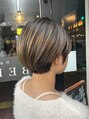ヘアーズ ベリー 長住店(hairs BERRY)&nbsp;丸みショート、スタイリングもオイルのみで簡単です！