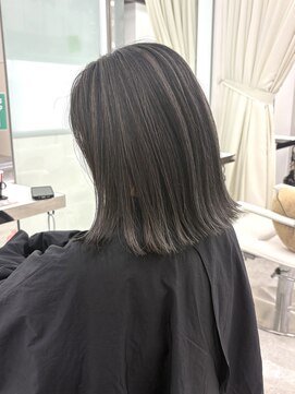 ブラウン(Brown) 色落ちを楽しむハイライトカラー/大人ハイライト/白髪ぼかし