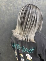 デザインサロンリア(design salon Lia)&nbsp;前髪/アンブレラカラー/こなれミディ/イメチェン/ウェーブパーマ