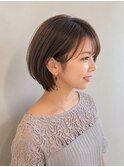 やわらか好印象ショートボブ