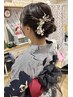 【夏のお祭りに♪】　浴衣 &  簡単ヘアアレンジ　　￥6000