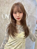 オニキス(ONYX) レイヤーカット透明感ブリーチなしダブルカラー