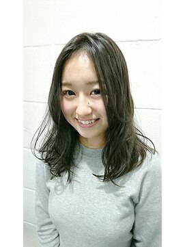 ロボットプラス RobotPlus 鎖骨レングス/ダークグレージュ