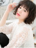 ■mod's上尾102★■カジュアル＆フェミニン…くせ毛風大人ボブ