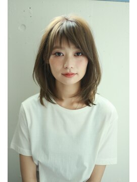 リノ 吉祥寺(Lino kichijoji) 大人可愛いミディアムレイヤー Lino 吉祥寺