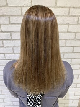 アッシュ 戸田公園店(Ash) ミルクティーベージュ×バレイヤージュ