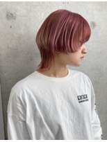 アジールヘア 赤羽駅南口店(agir hair)&nbsp;ピンクカラー艶カラーイルミナケアブリーチウルフカット