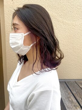 ヘブンリー(heavenly) #インナーカラー #ラベンダーピンク #グレージュ