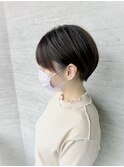 耳掛けマッシュショート【麻生/札幌ショート/白髪】