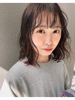 ゲリール ヘア プラス ケア(guerir hair+care) 【guerir hair ＋care】perm×pink