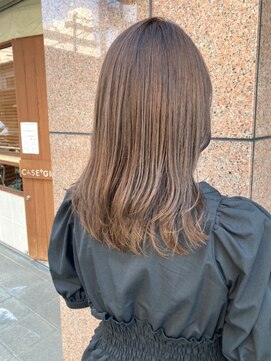 ケースプラスグリーン(CASE+GREEN) ◎ベージュブラウン×ミディアム