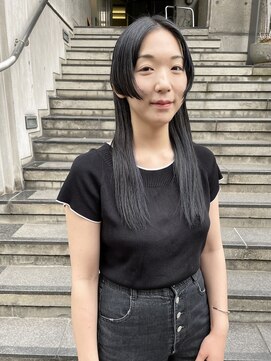 タルト(TARTE) 顔まわりカット　/黒髪ロング