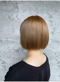 くすみショートボブ