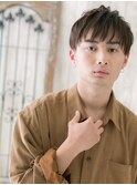 男前に仕上げる！抜け感ツーブロックマッシュM