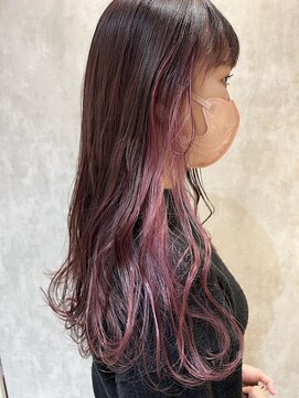 フィゼル あべのルシアス店(Aujua fizelle) インナーカラー*増崎彩乃