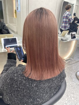 ロンド マーレ 天神大名店(Lond mare) イメチェン/チェリーブラウン/フェミニン/ダークアッシュ/束感