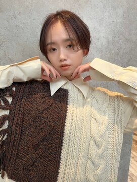 アンバー 池袋(amber) ンサムショート/前髪/ミルクティーベージュ/レイヤー[池袋駅]