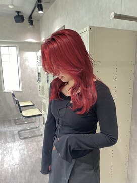 ハイプ(HYPE) 【藤沢横浜】レッドカラー/レイヤー/ワインレッド