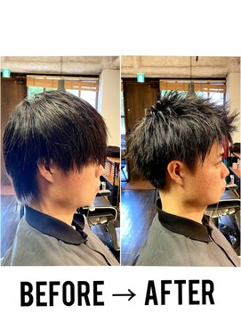 ヴァンガードマン 早稲田(vanguardman) ツーブロックショートスタイル
