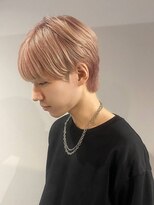 ルシードスタイルレーヴ(LUCIDO STYLE REVE) メンズハイトーン/メンズカット/ピンクベージュ