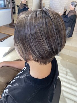 ノリス 幕張(Noris) 白髪ぼかしハイライトメッシュ【20代30代40代】大人可愛い