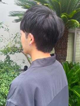 ナカオコアフュール(NAKAO COIFFURE) 刈り上げシースルーマッシュ　束感スタイリング