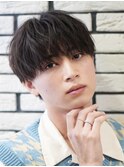 韓国センターパートコンマバングダウンパーマニュアンスパーマ